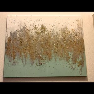 Beautiful glitter art